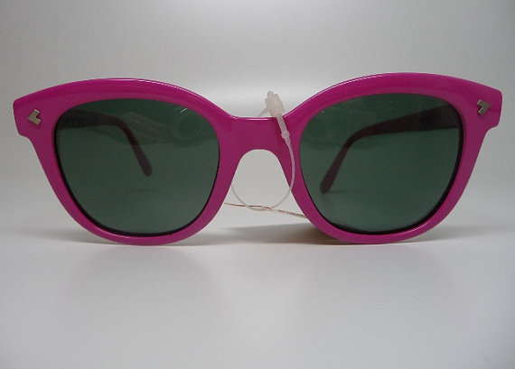 Vintage Polaroid France Pink Berry Polarising Sunglasses New by Sugarguts 
