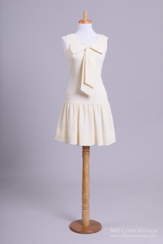 1960's Carlette "Mary Jane" Knit Vintage Wedding Dress